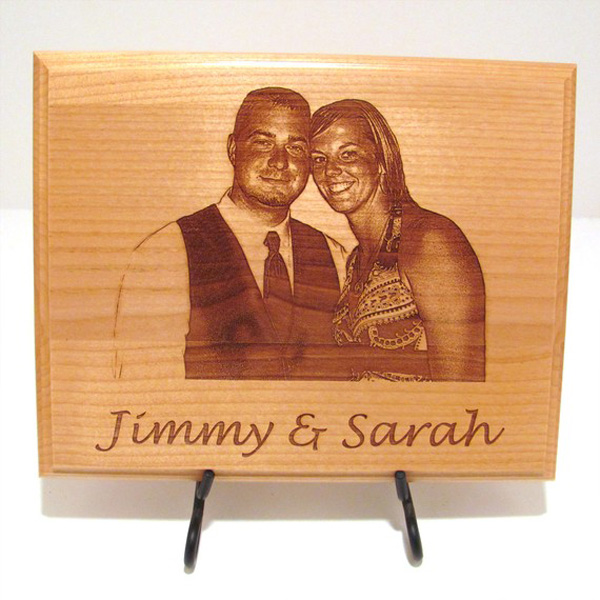 Photo Custom Laser Engraved Wood Plaque boomlasers.com